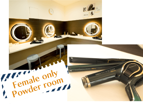 Female only Powder room
