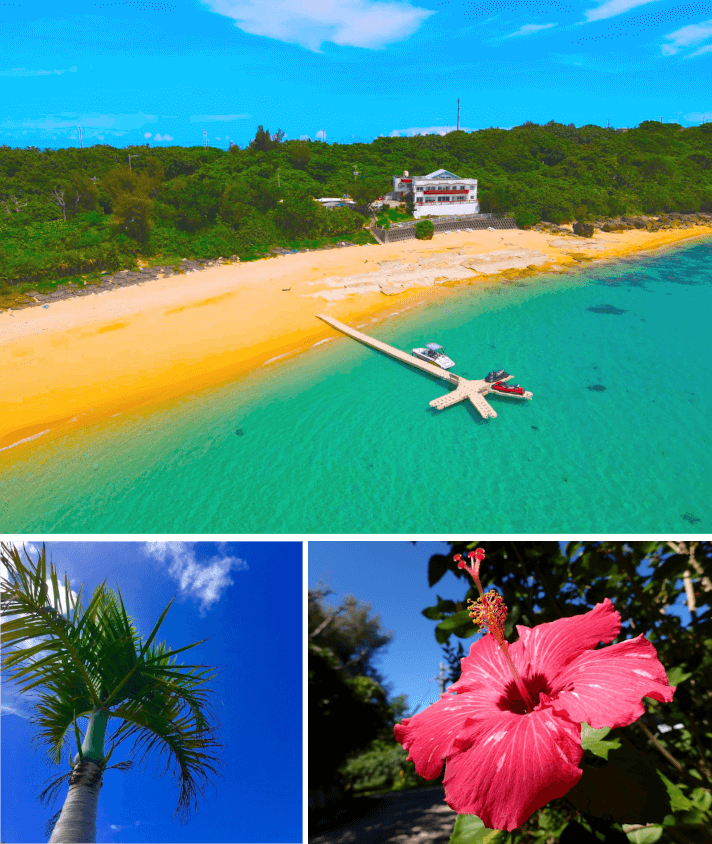 A remote island surrounded by nature