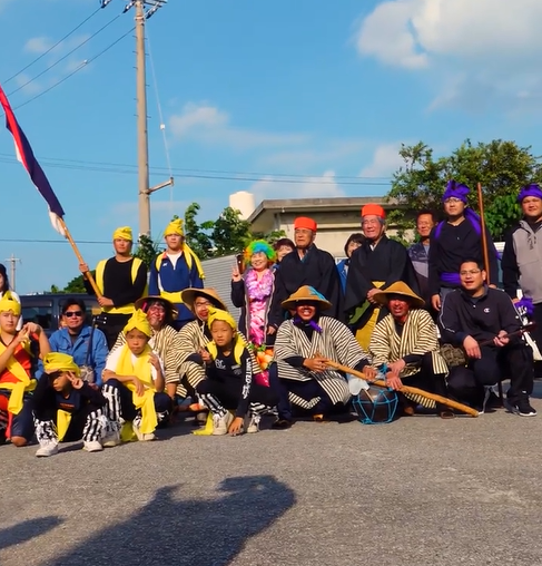 『津堅島🏝️に伝わる伝統行事『マータンコー』🥳 🥁👘🎭👹