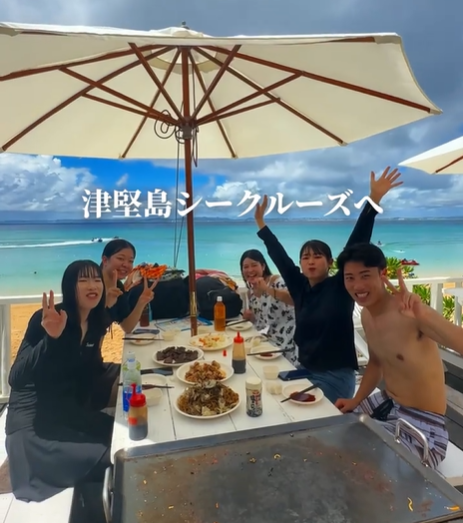 ここ知ってる？？ 小さな離島🏝️で極上BBQ🔥🥩🔥